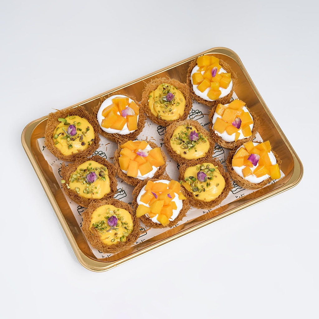 MANGO & CUSTARED KUNAFA 12PCS