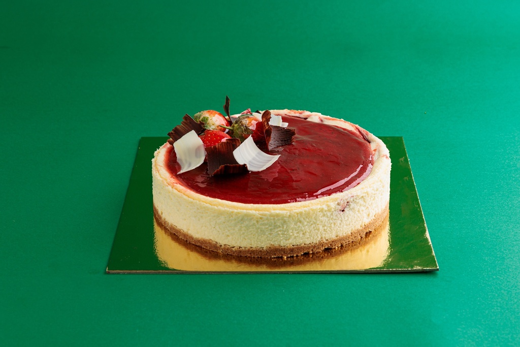 BAKED STRAWBERRY CHEESECAKE 500G 