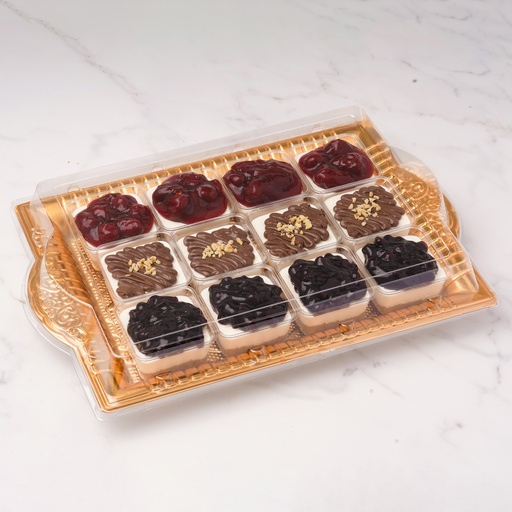 MINI CHESSEE CAKE GLASS 12PCS