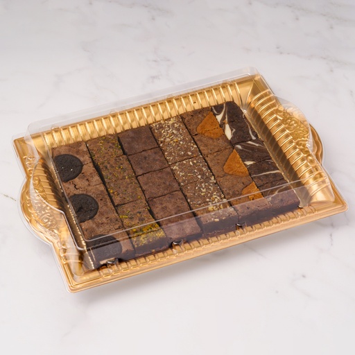 GOLD TRAY ASSORTED BROWNIES 30PCS 