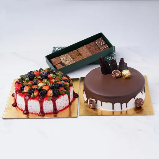 WHITE BERRIES +FERRERO CAKE+ BROWNIES OFFER 